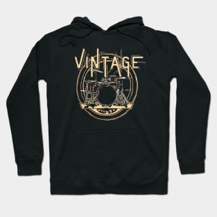 Vintage Drum Kit Hoodie